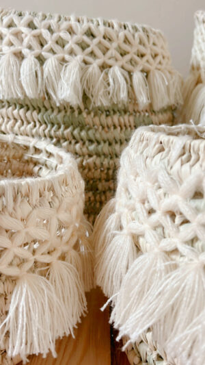 panière en laine
