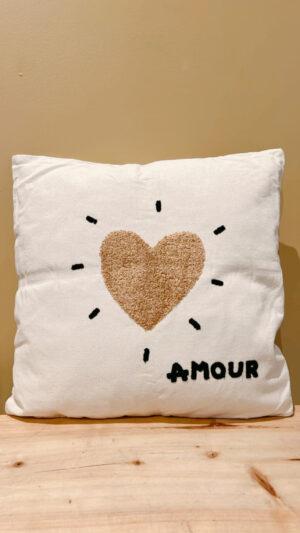 coussin amour