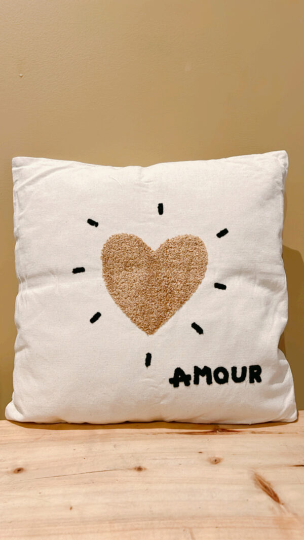 coussin amour