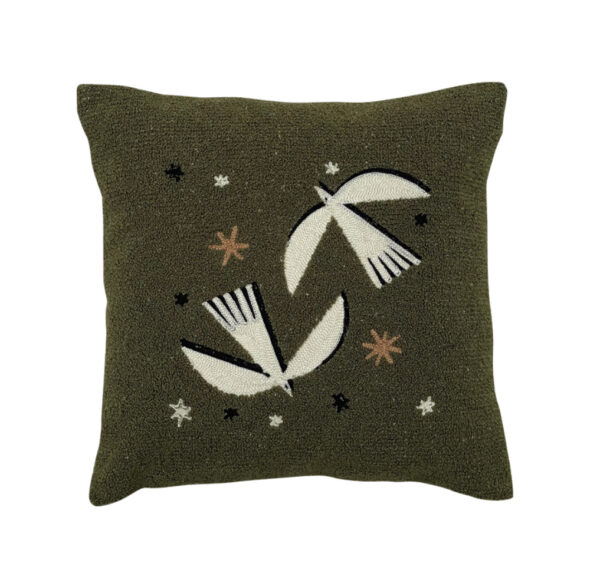 coussin influence opjet oiseau