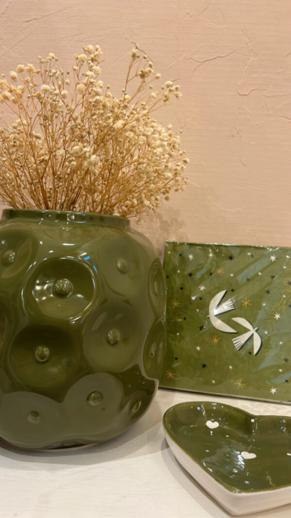 vase pot goutty opjet kaki