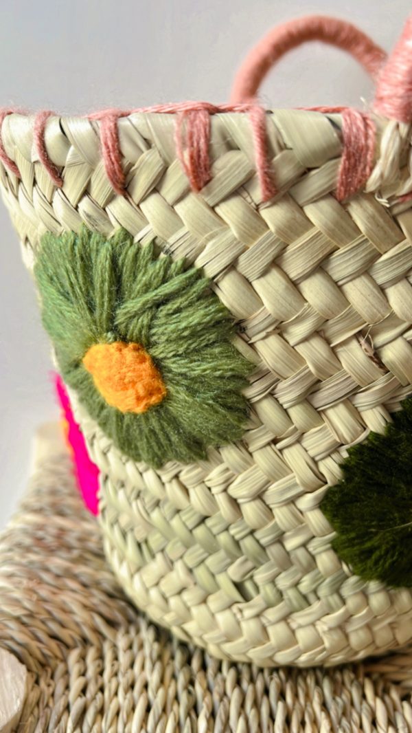 panier fleur marocain