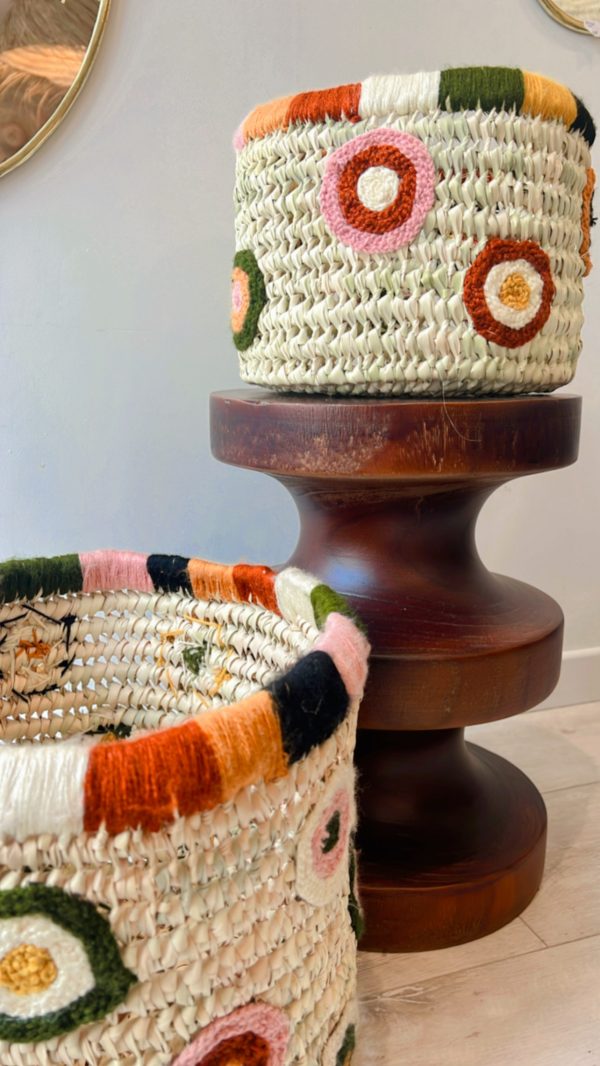 panière laine maroc