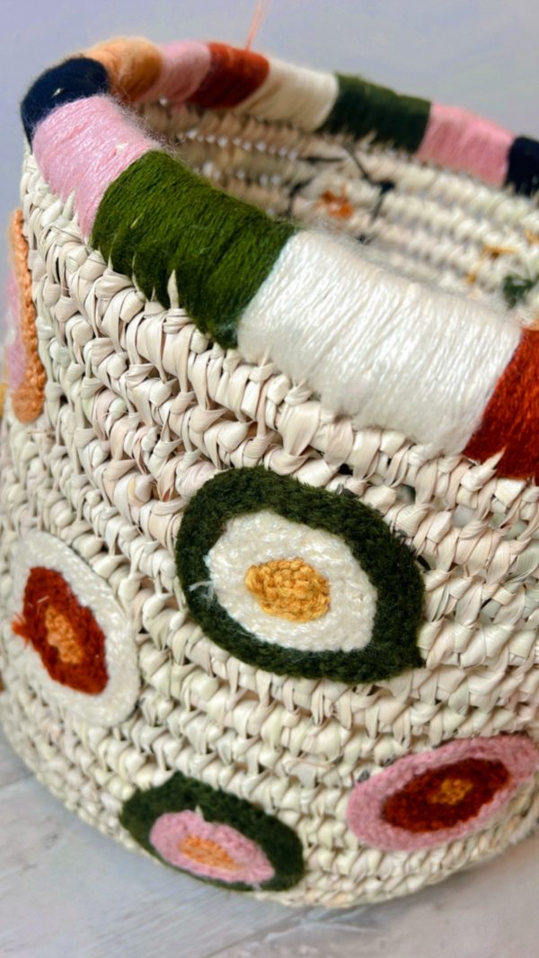 panière laine maroc