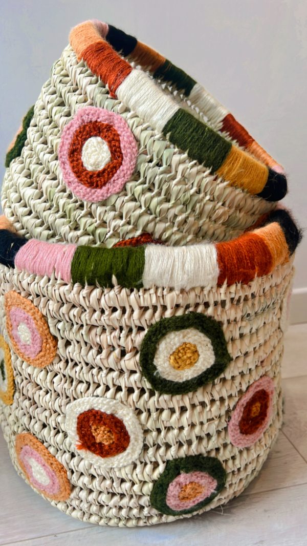 panière laine maroc