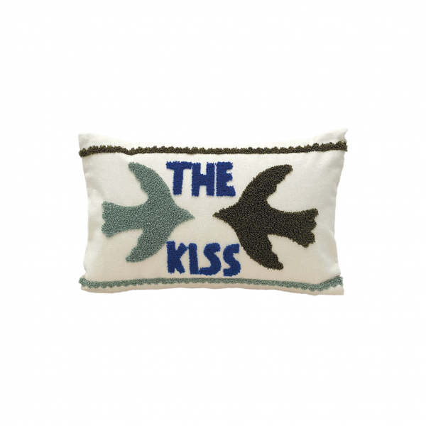 coussin kiss kaki opjet
