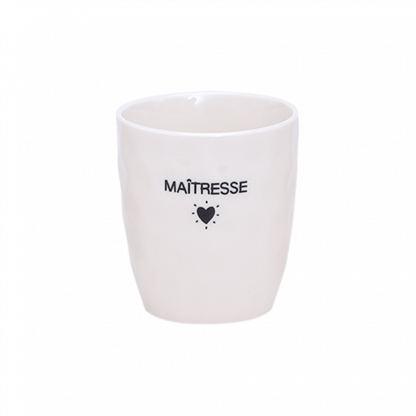 gobelet à offrir maitresse