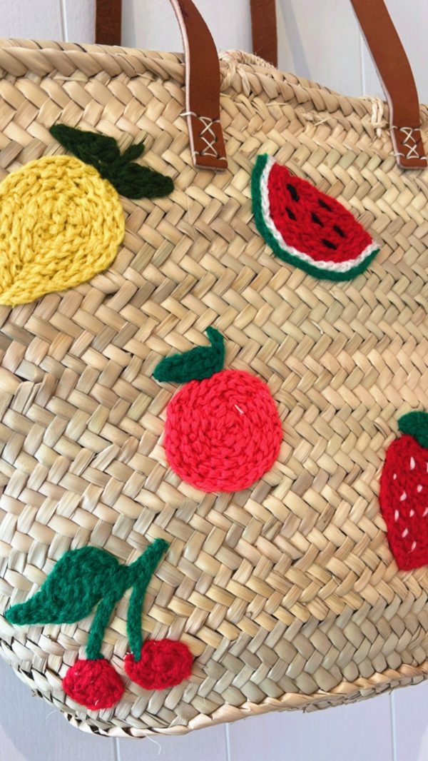 panier motif fruits