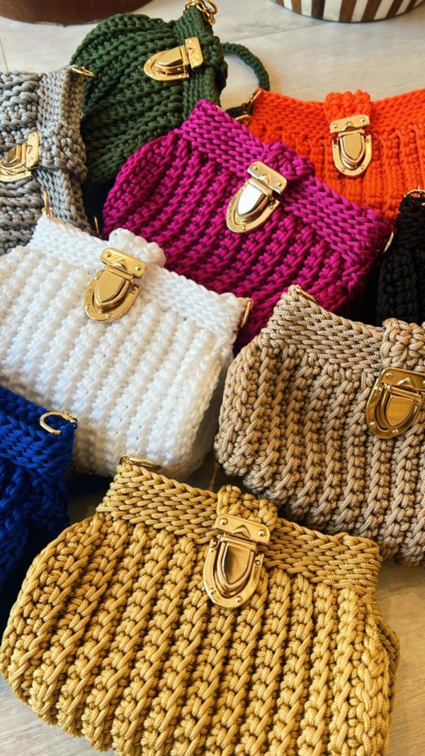sac macramé en nylon