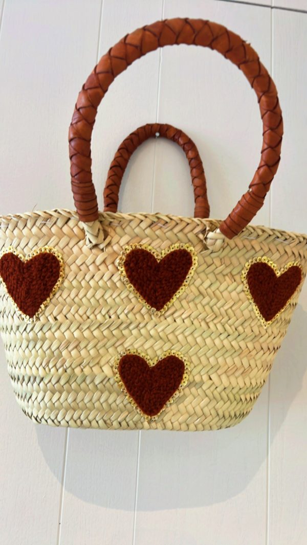 panier coeur main