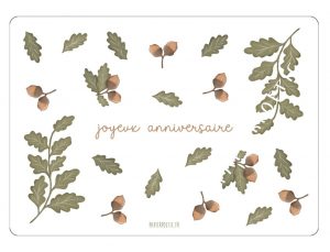 carte postale anniversaire