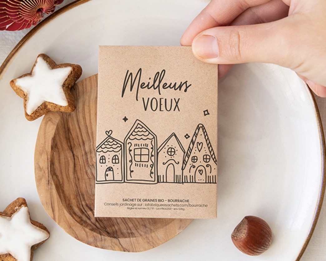 sachet de graines meilleurs voeux
