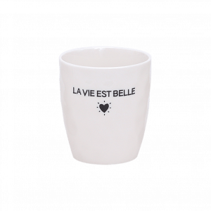 gobelet la vie est belle