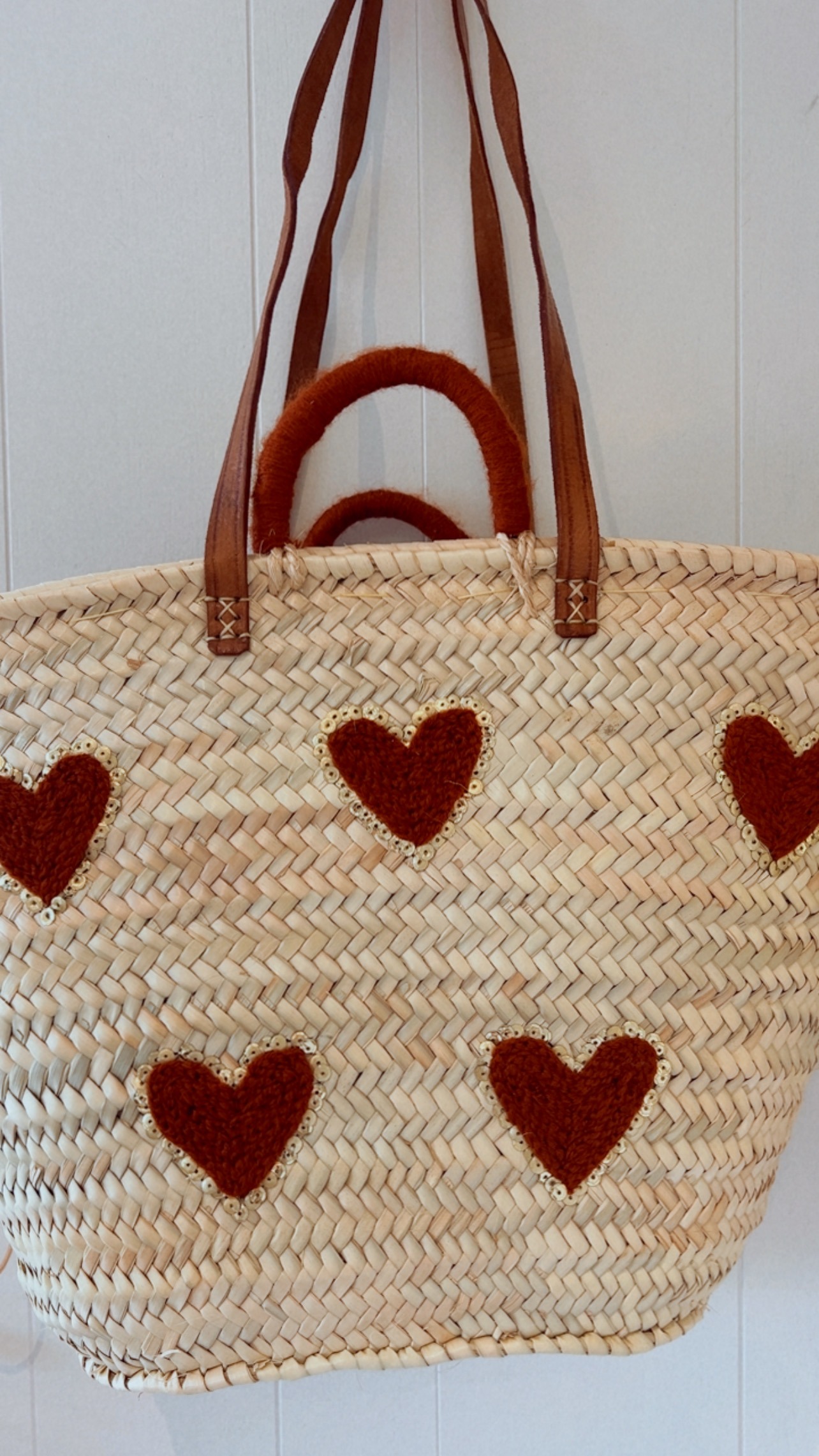 panier coeur artisanat marocain