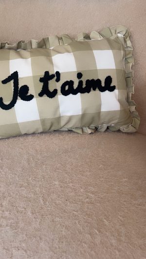 coussin je t'aime